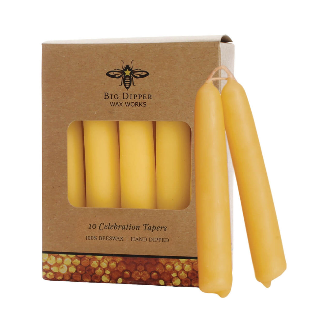 Velas de celebración de cera de abejas