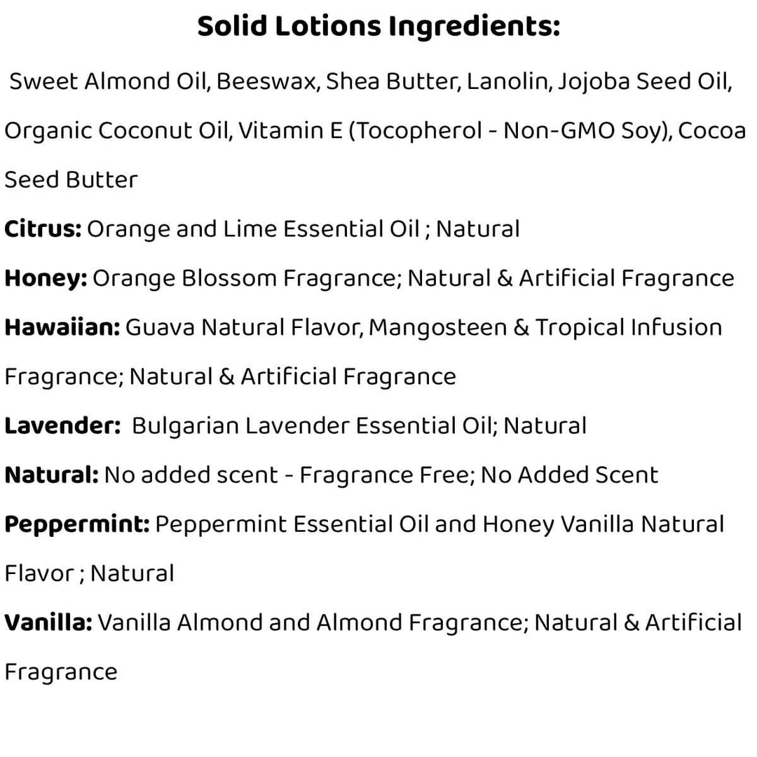 Large Bee Bar Solid Lotion
