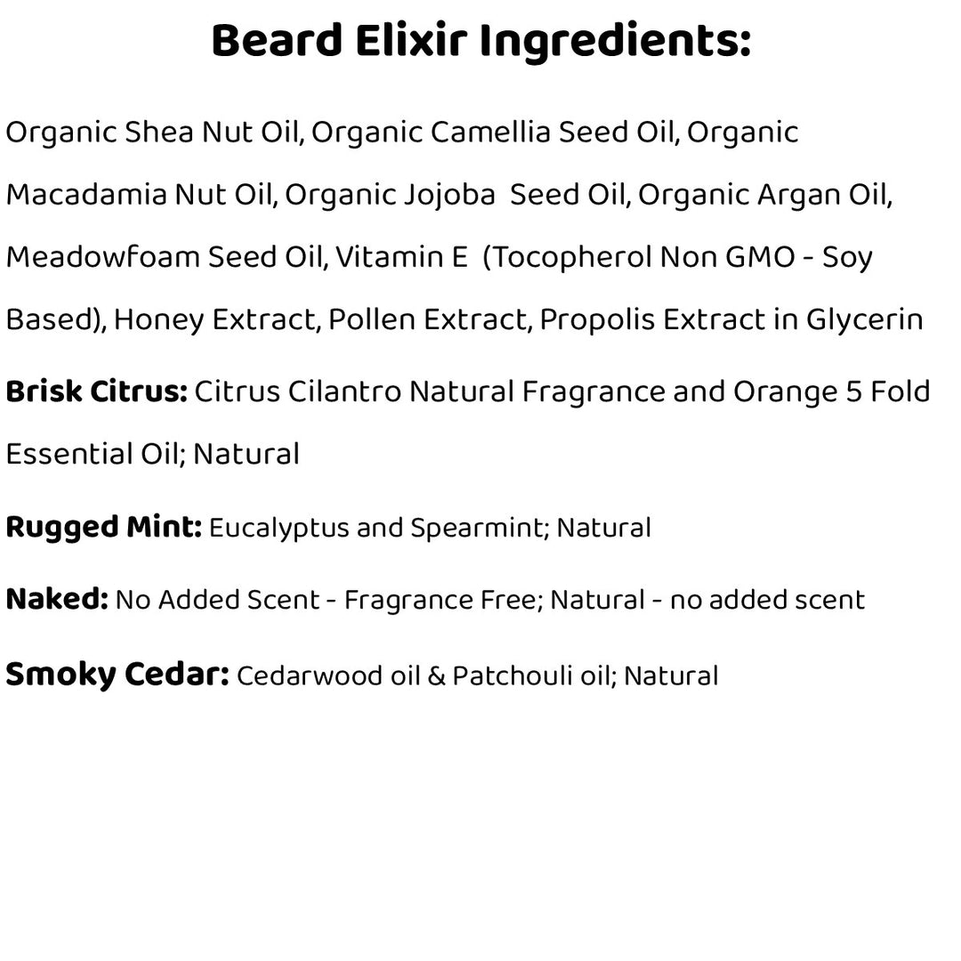 Elixir orgánico para barba Bee Manly