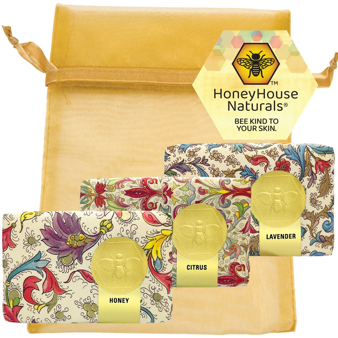 Soap Gift Set - 3 Wrapped Soaps