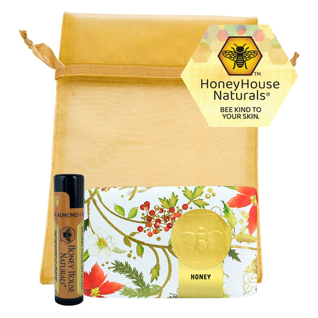 Holiday Soap (3.5 oz) & Lip Butter Gift Set