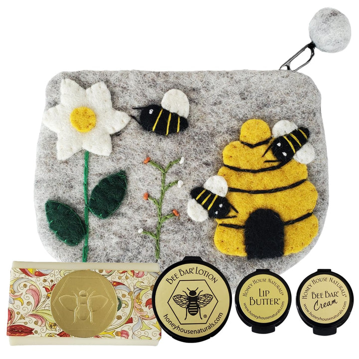 Wool Bee Bag with Samples