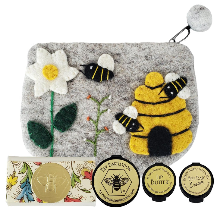 Wool Bee Bag with Samples