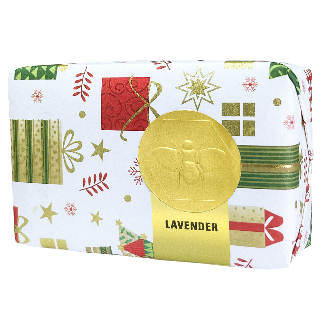 Set de regalo de jabón navideño de 3 piezas