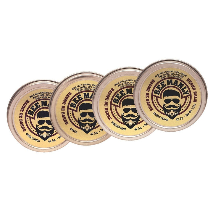 Honey House Naturals Bee Manly Beard Gift Set 2-Piece