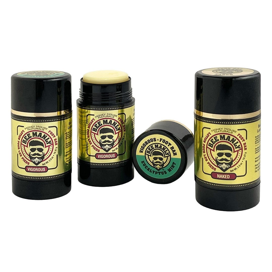 Honey House Naturals Bee Manly Foot Bar Lotion