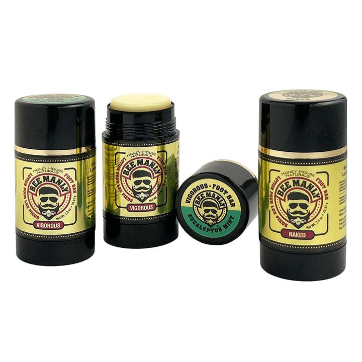 Honey House Naturals Bee Manly Foot Bar Lotion