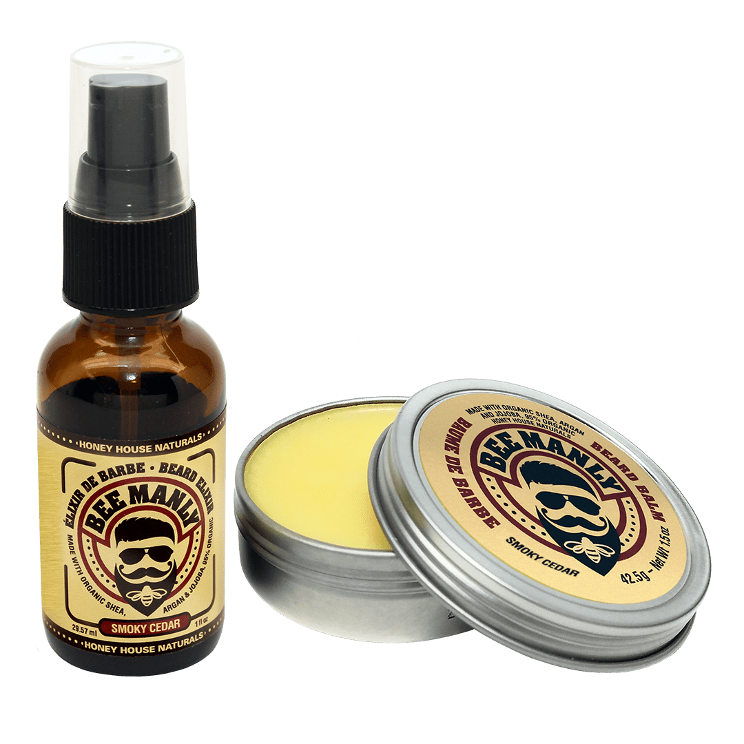 Honey House Naturals Choose Your Own Scent Combination Bee Manly Beard Gift Set 2-Piece