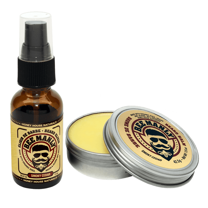 Honey House Naturals Choose Your Own Scent Combination Bee Manly Beard Gift Set 2-Piece