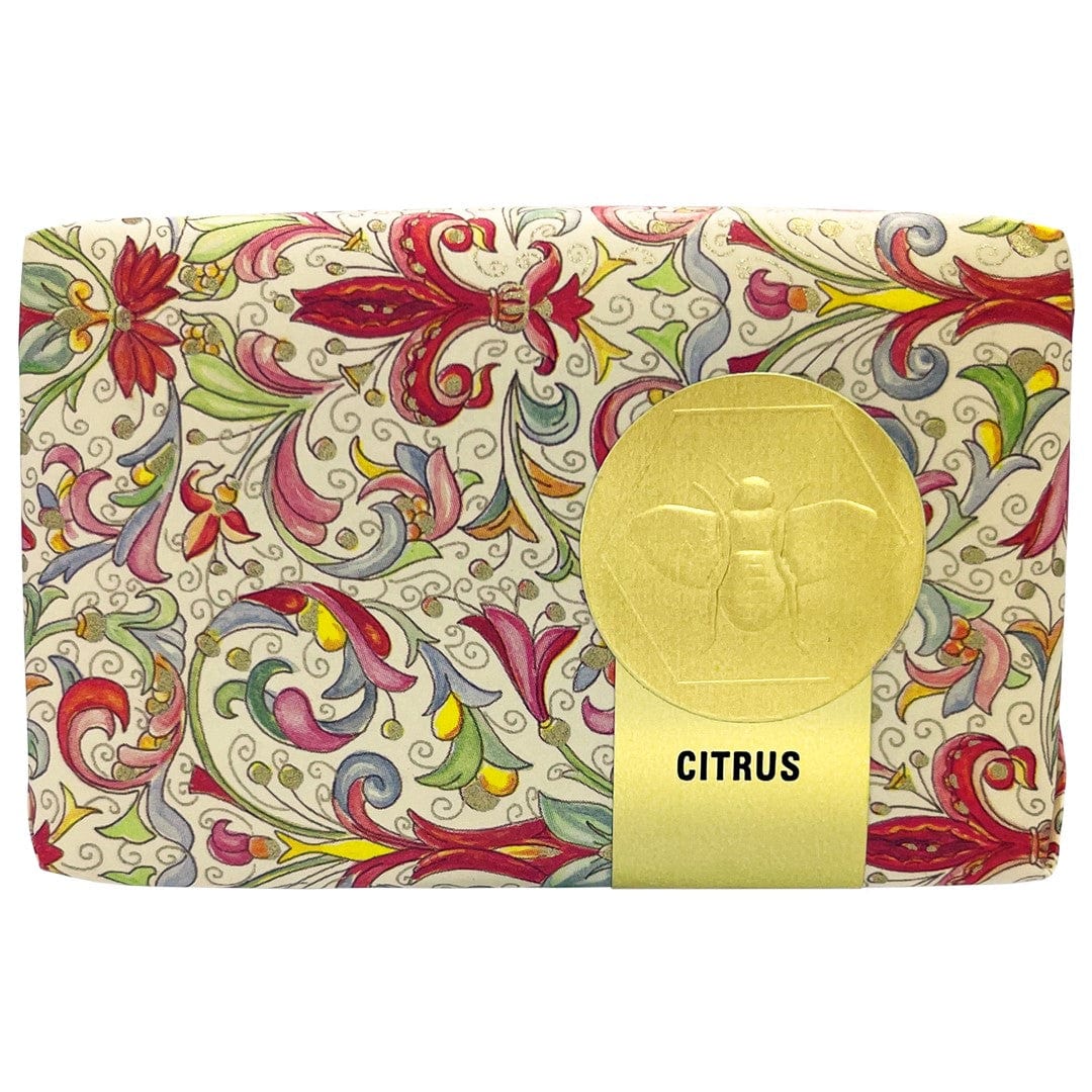 Honey House Naturals Citrus Florentine Paper Wrapped Soap Bar - 3.5oz