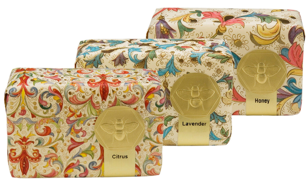 Honey House Naturals Florentine Paper Wrapped Soap Bar - 3.5oz