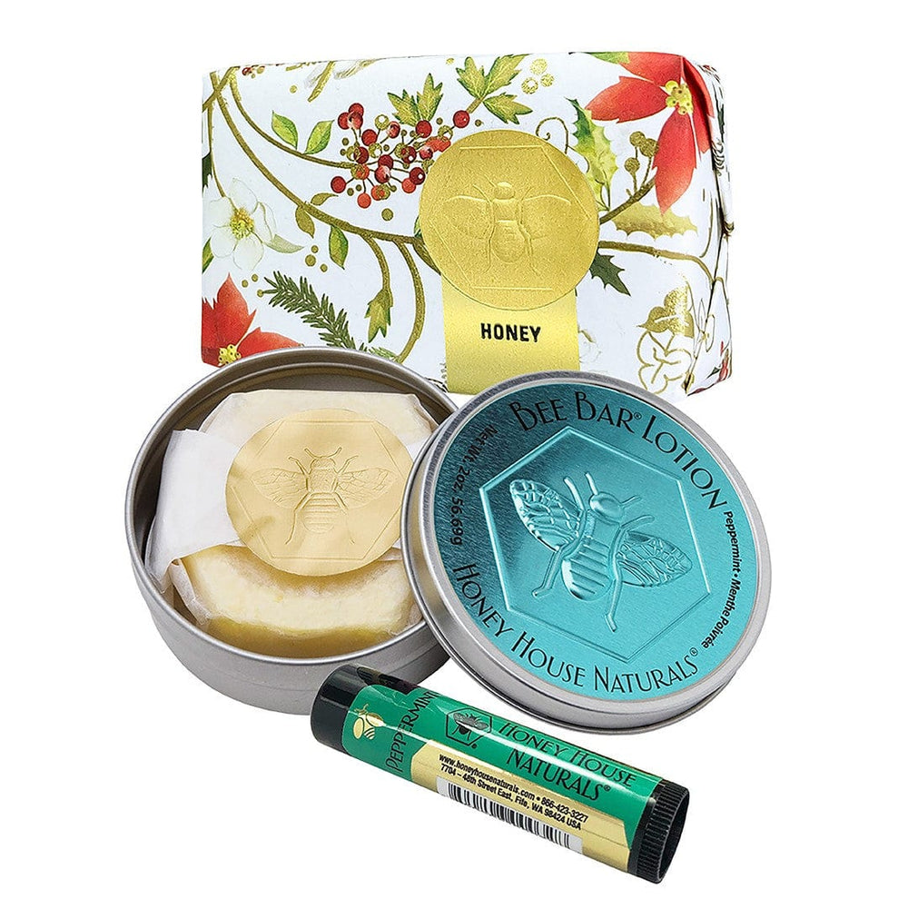 Honey House Naturals Holiday 3 Piece Soap Gift Set - While Supplies Last