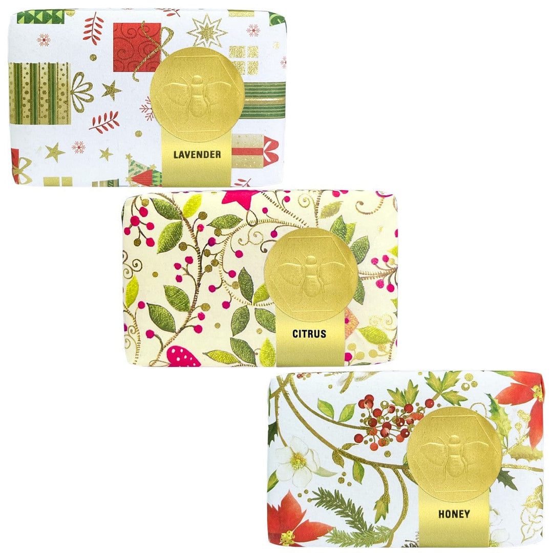 Honey House Naturals Holiday Paper Wrapped Soap - 3.5 oz - While Supplies Last
