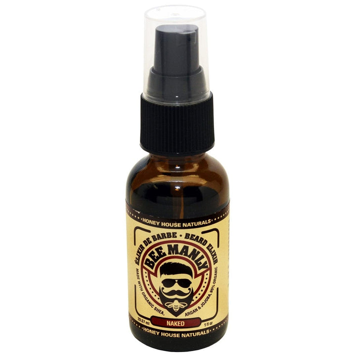 Honey House Naturals Naked Bee Manly Beard Elixir