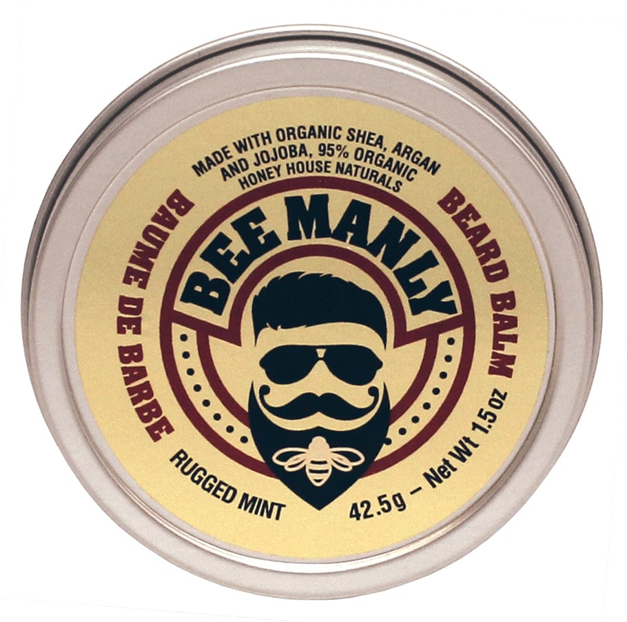 Honey House Naturals Rugged Mint Bee Manly Beard Balm