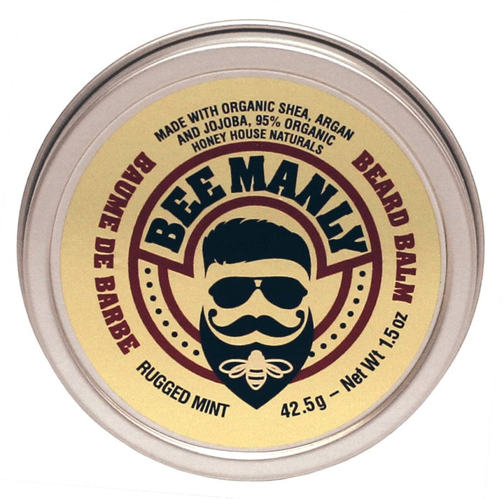 Honey House Naturals Rugged Mint Bee Manly Beard Balm