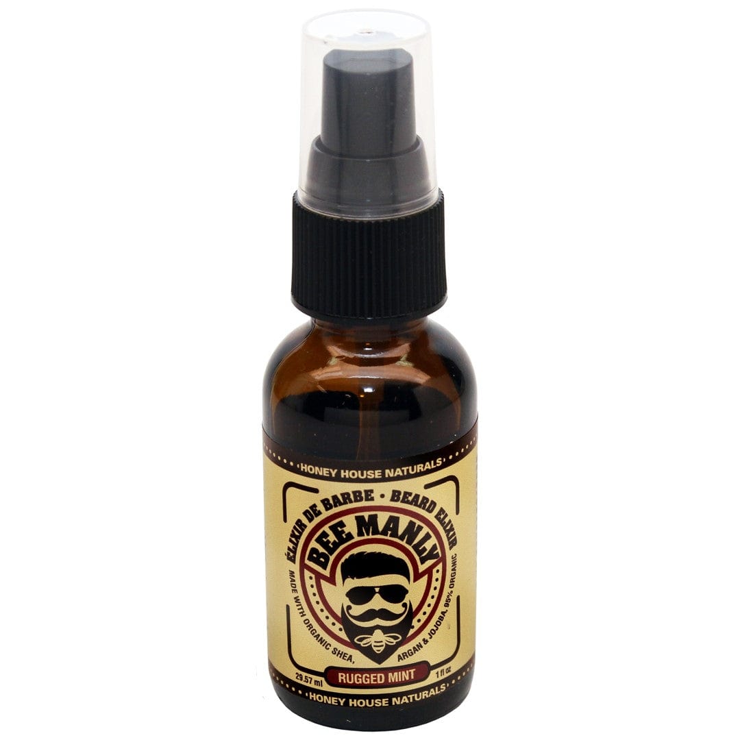 Honey House Naturals Rugged Mint Bee Manly Beard Elixir