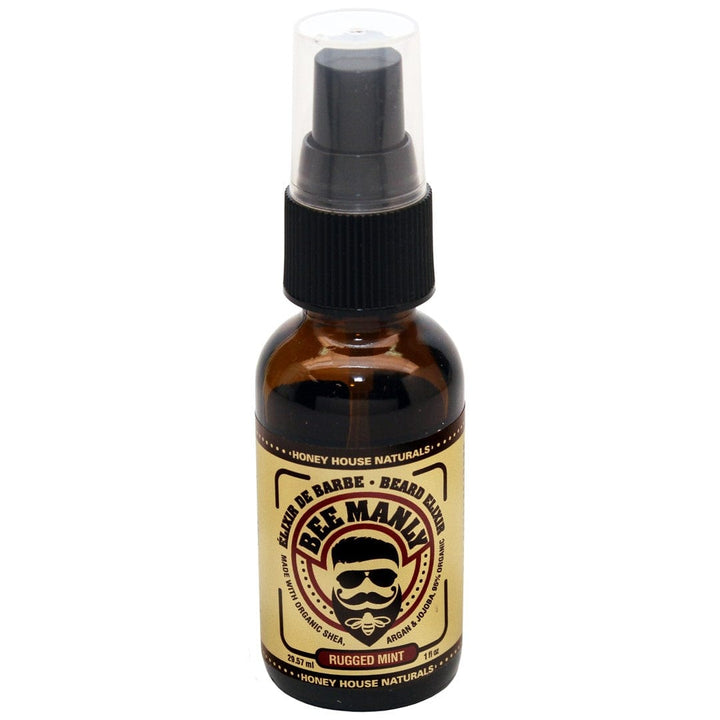 Honey House Naturals Rugged Mint Bee Manly Beard Elixir