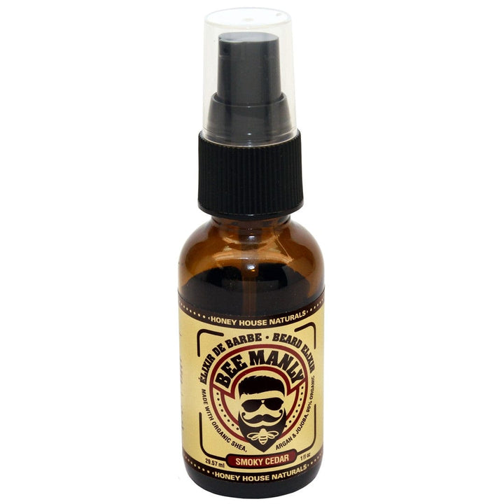 Honey House Naturals Smoky Cedar Bee Manly Beard Elixir