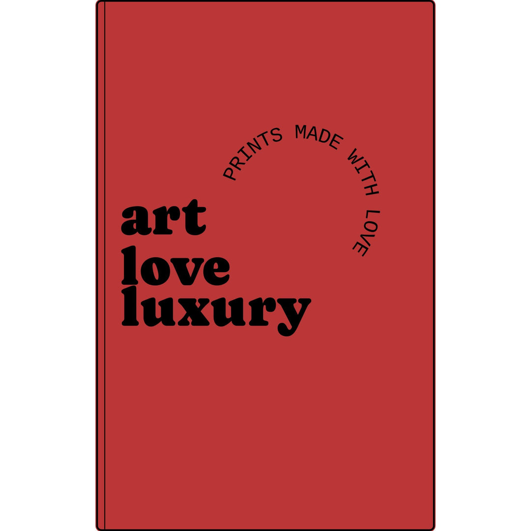 Vegan Leather Journal — "art lover boutique" Engraved Sketchbook