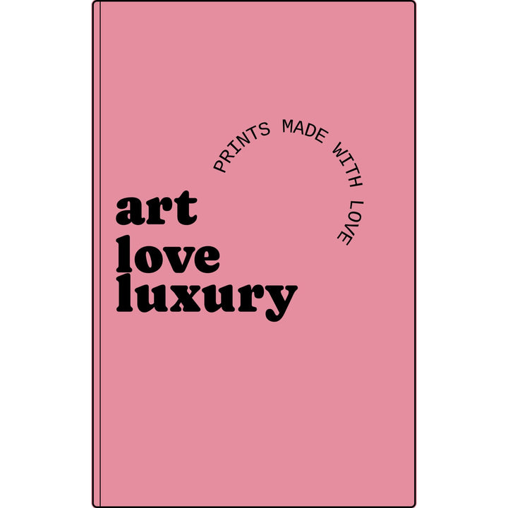 Vegan Leather Journal — "art lover boutique" Engraved Sketchbook