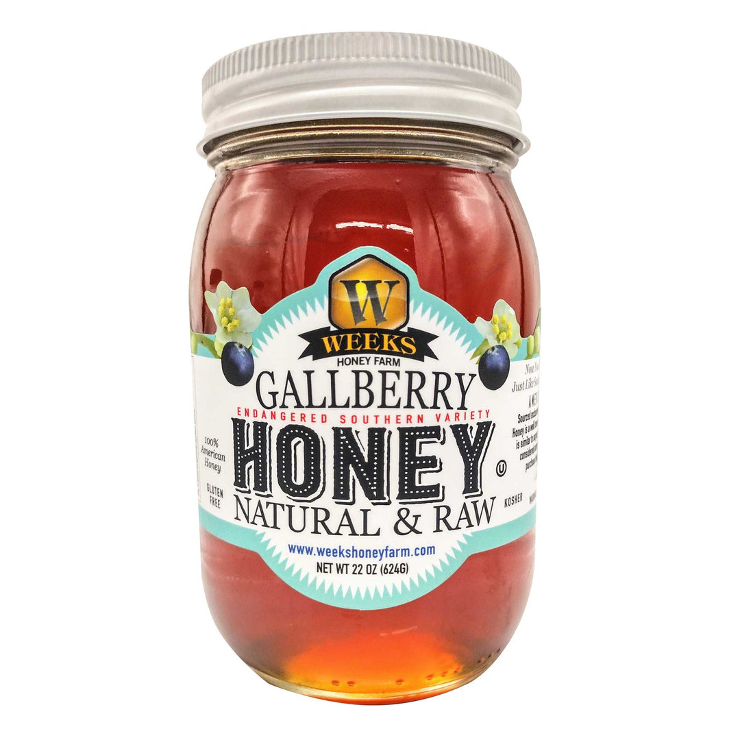 Our Best All-Natural Pure Raw Gallberry Honey