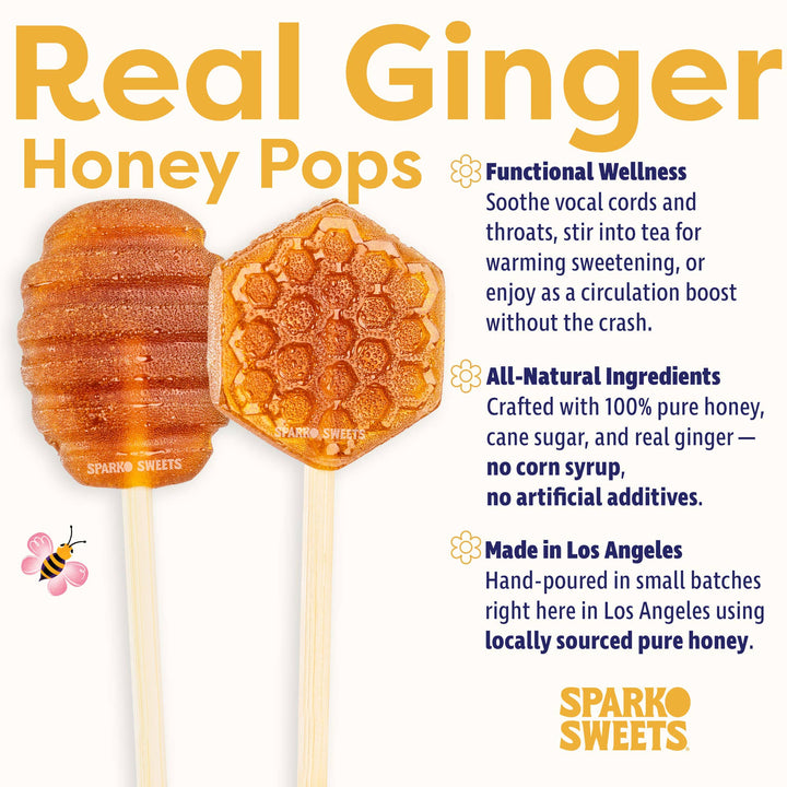 Honey Lollipops - New Flavors - Buy 5 Get 1 FREE