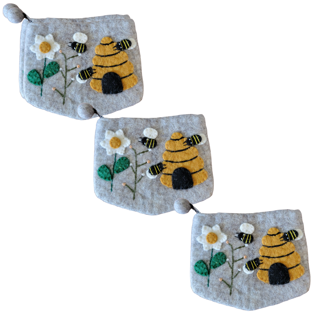 Bienenbeutel aus Wolle - Ungefüllt