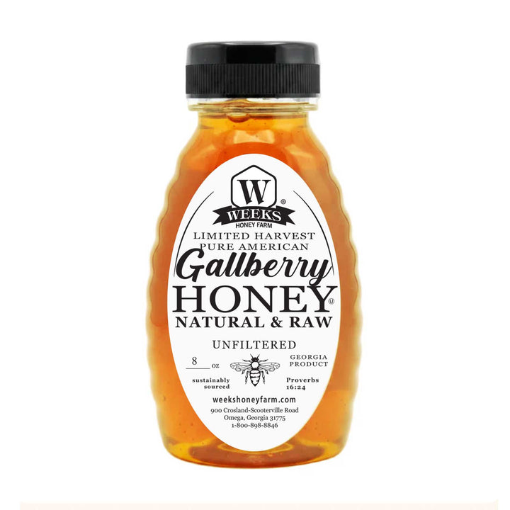 Our Best All-Natural Pure Raw Gallberry Honey