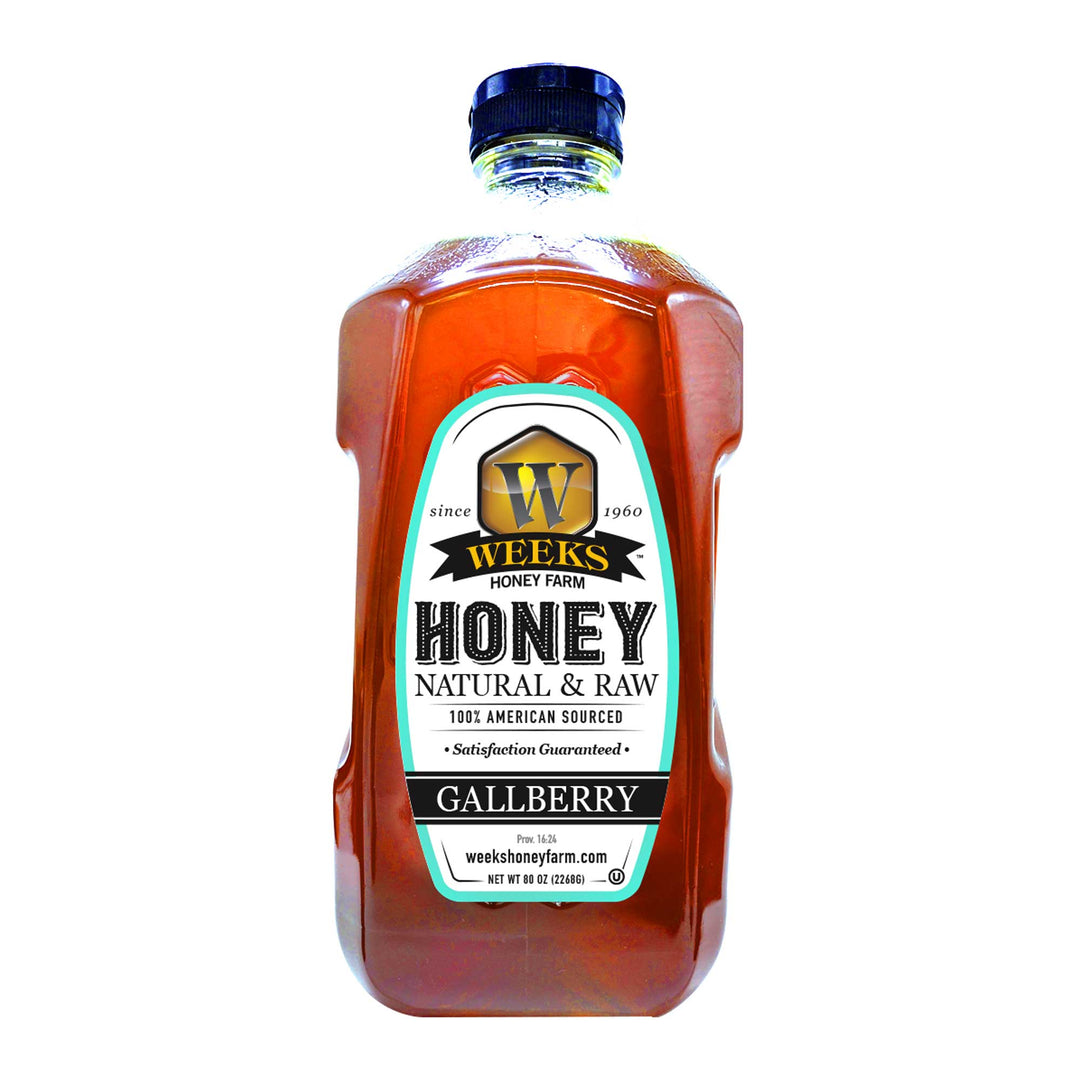 Our Best All-Natural Pure Raw Gallberry Honey
