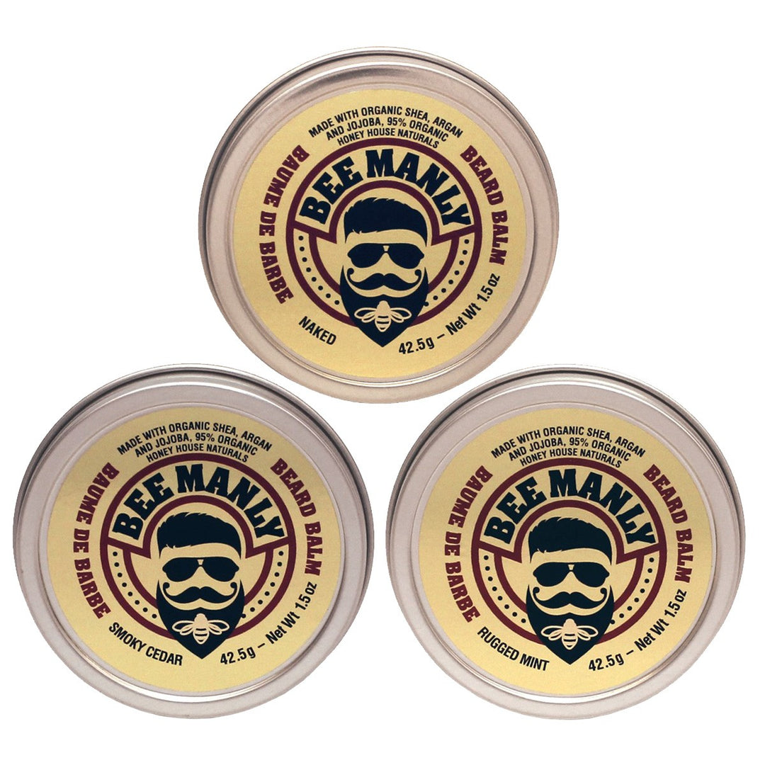 Bee Manly Organic Beard Gift Set 2-Piece