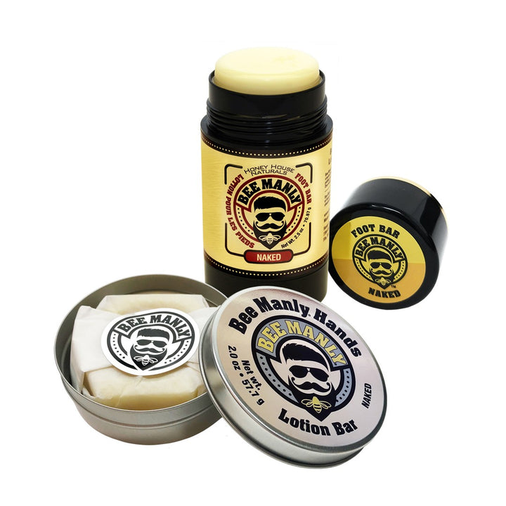 Bee Manly Hands & Feet Lotion Gift Set