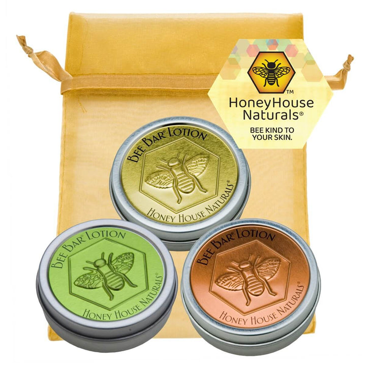 Set de regalo de 3 barritas pequeñas de abeja