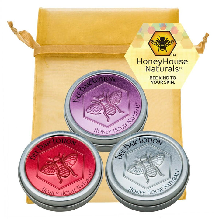 Set de regalo de 3 barritas pequeñas de abeja