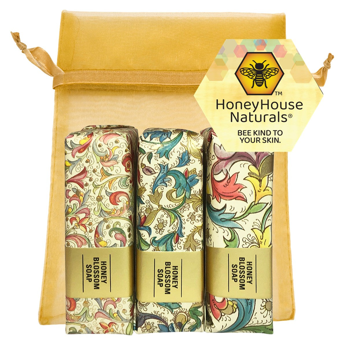 Soap Gift Set - 3 Wrapped Soaps – Honey House Naturals