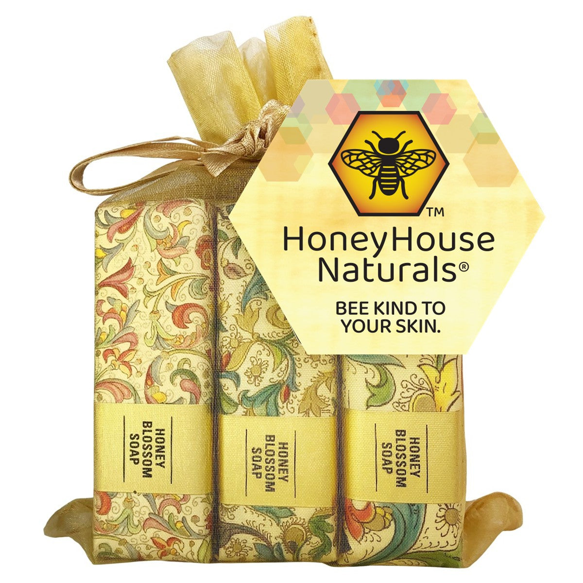 Soap Gift Set - 3 Wrapped Soaps – Honey House Naturals