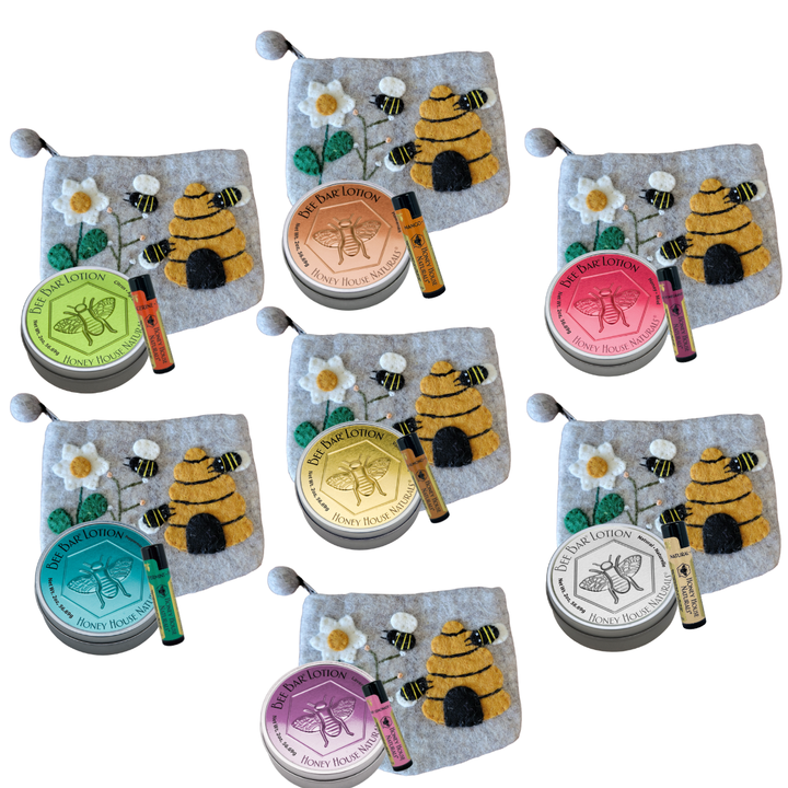 Wollbeutel Bienenbeutel Geschenkset