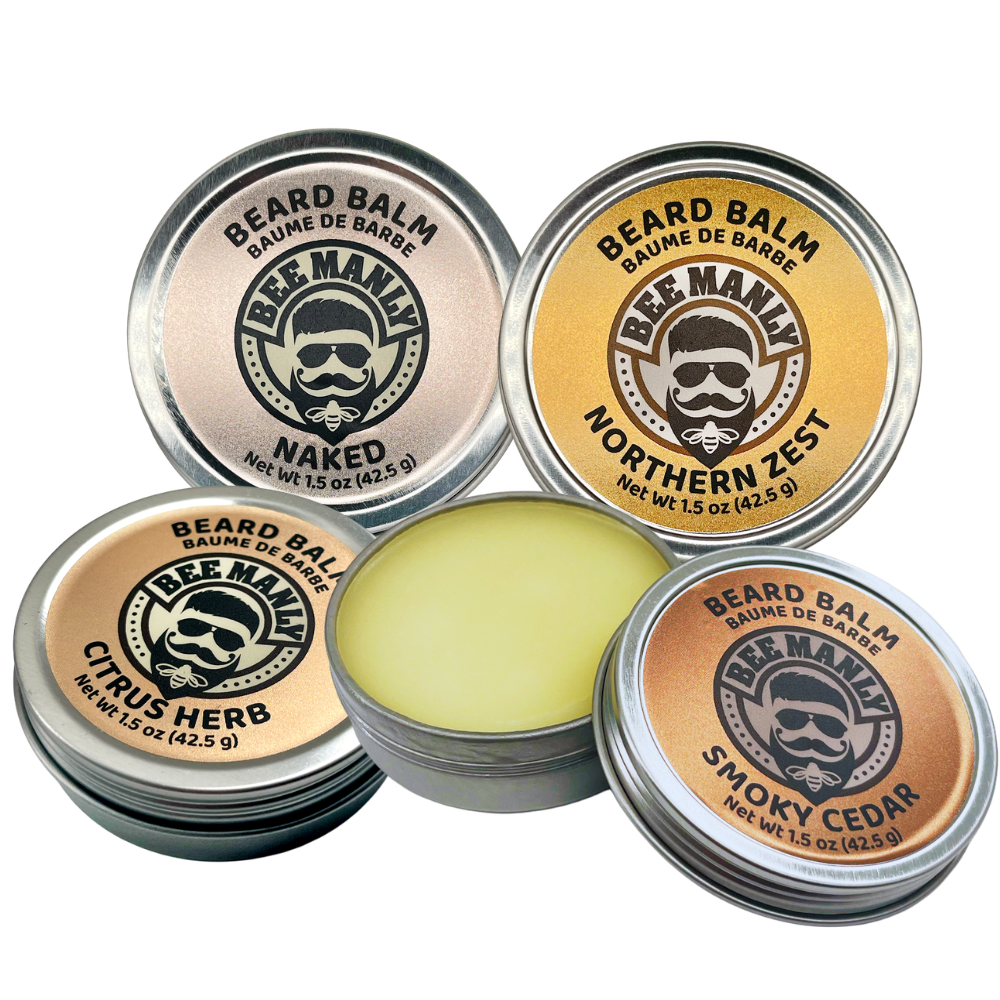 Bee Manly Beard Balm – New Scent Collection