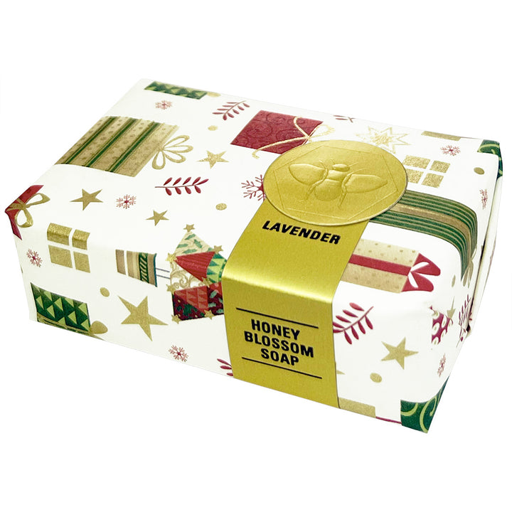 Holiday Soap Gift Set - 3 Holiday Paper Wrapped Soaps