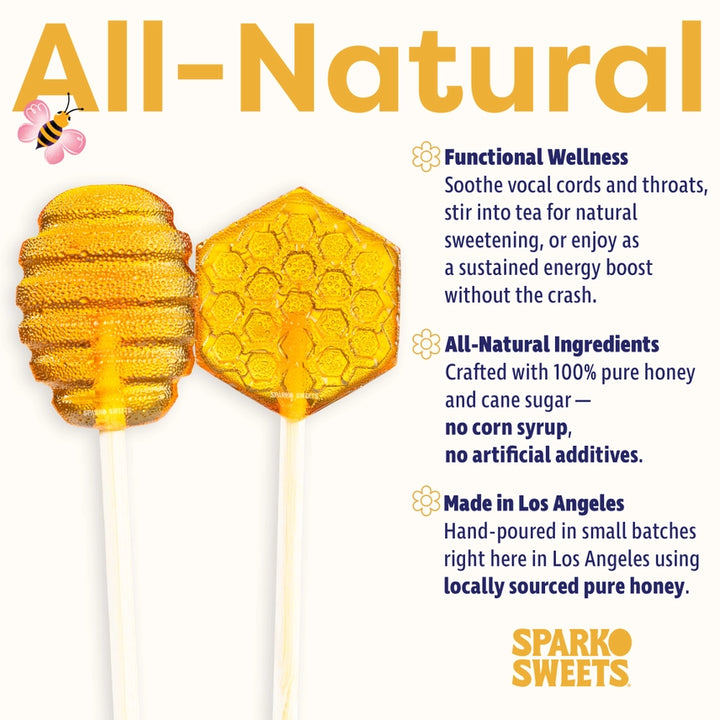 Honey Lollipops - Buy 5 Get 1 FREE