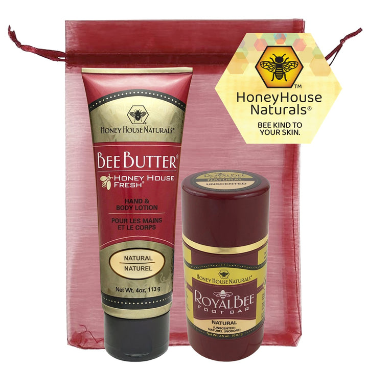 Bee Butter Cream Tube & Foot Bar Gift Set