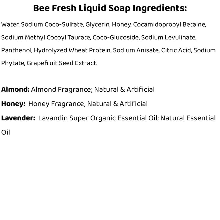 Bee Fresh Liquid Soap - 8oz.