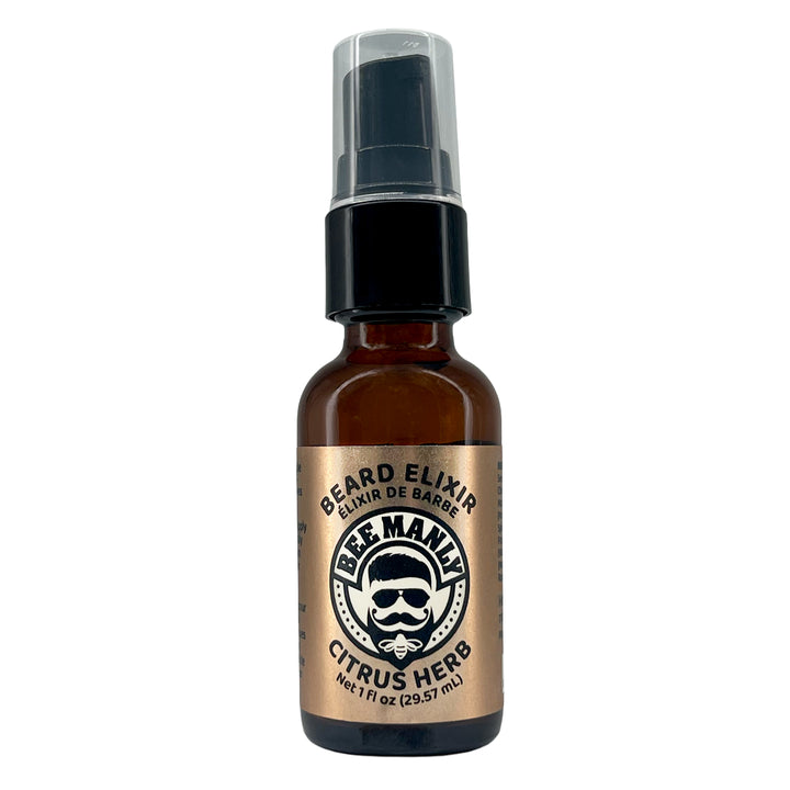Bee Manly Beard Gift Set - Balm &amp; Elixir - 2 piece