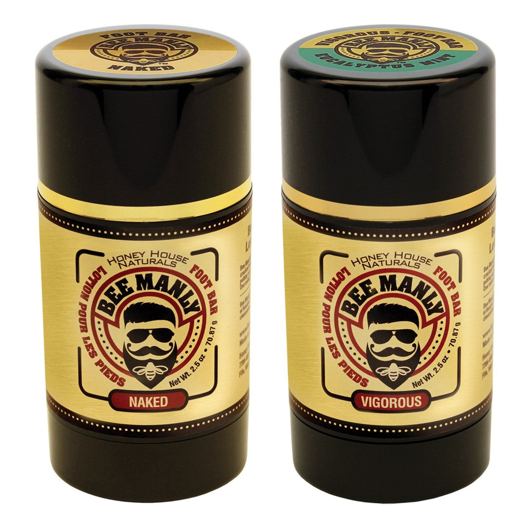 Bee Manly 3-Piece Gift Set - Feet, Beard Balm & Beard Elixir