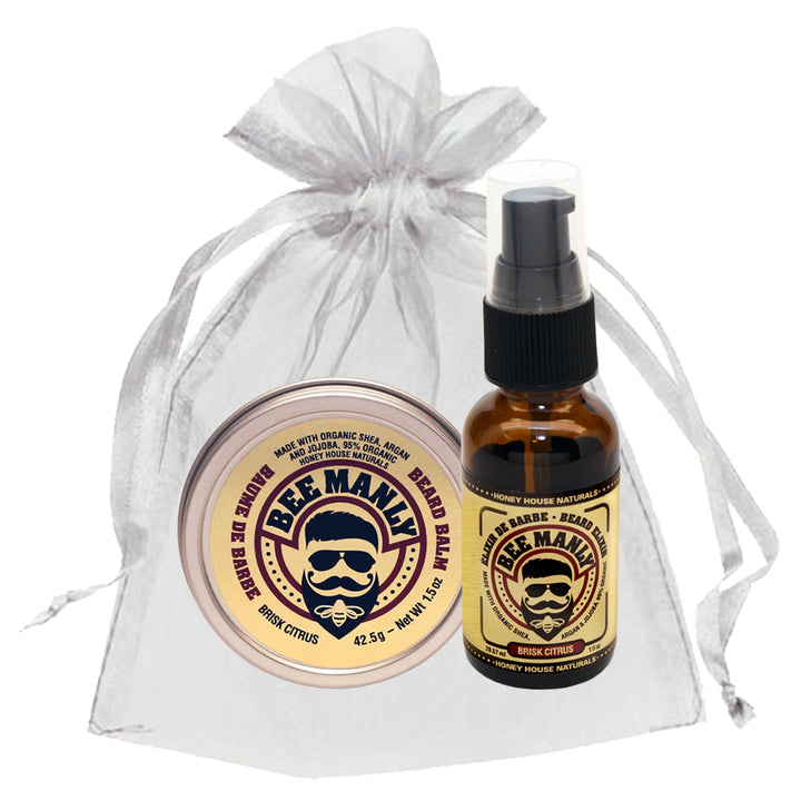 Bee Manly Beard Gift Set 2-Piece