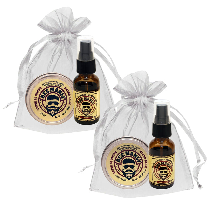 Bee Manly Organic Beard Gift Set 2-Piece