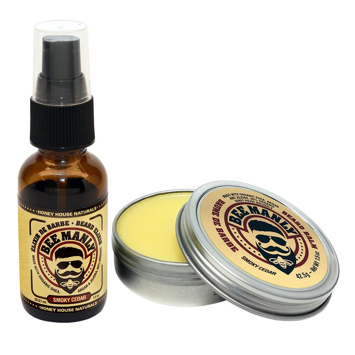 Bee Manly Organic Beard Gift Set 2-Piece