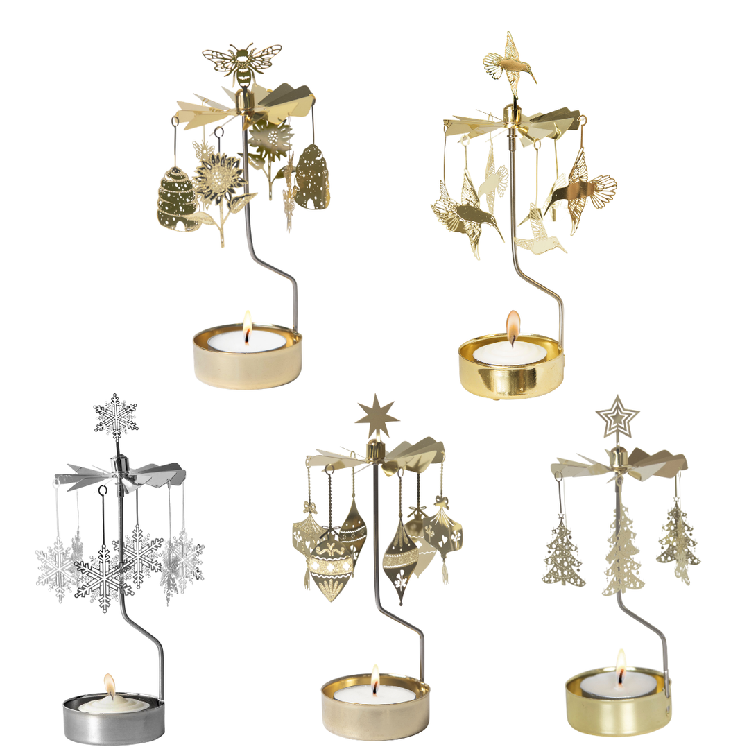 Rotating Candle Holder - New Styles