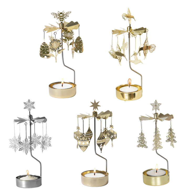 Rotating Candle Holder - New Styles