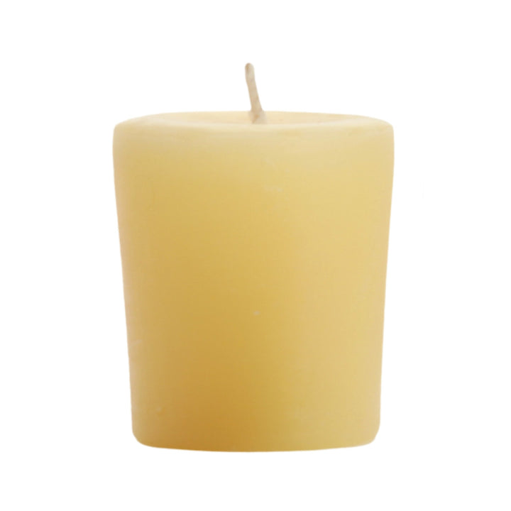 Beeswax Votive Candle in Gold Bag with Tag